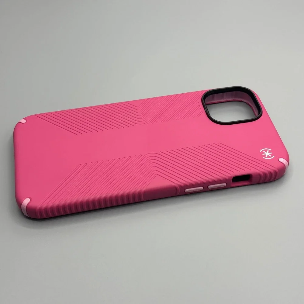 Speck Presidio2 Grip iPhone 13 Pro Max Case Pink Protective No-Slip Cover